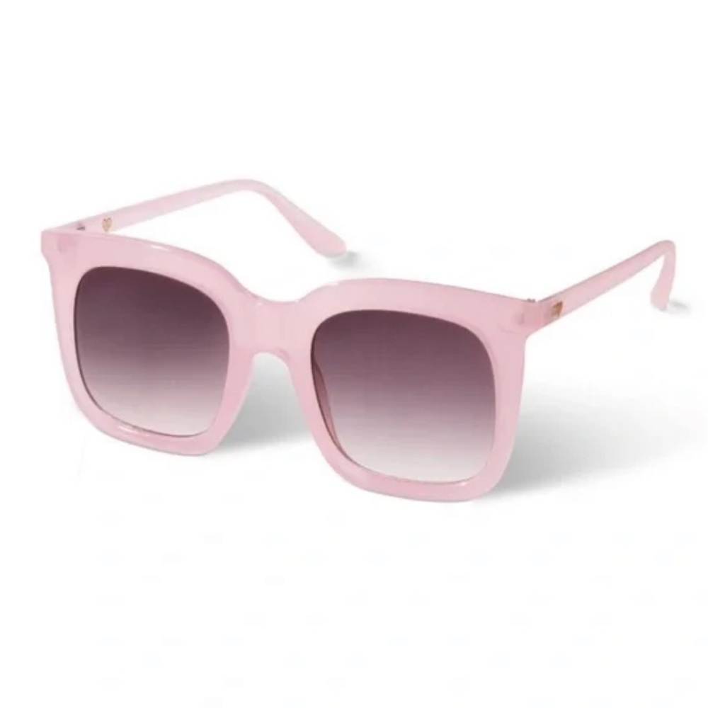 NWT Stoney Clover Lane x Target sunglasses pink gold heart logo SCL